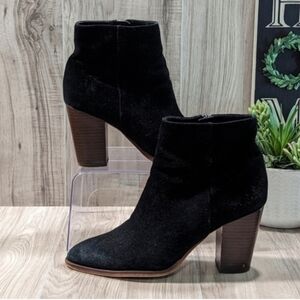 Sam Edelman "BLAKE" Boots Women's Size 9.5 Black Suede Leather